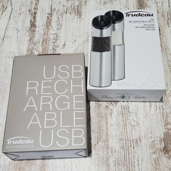 Trudeau Rechargeable Electric Salt & Pepper Mill - Picture 4 of 5